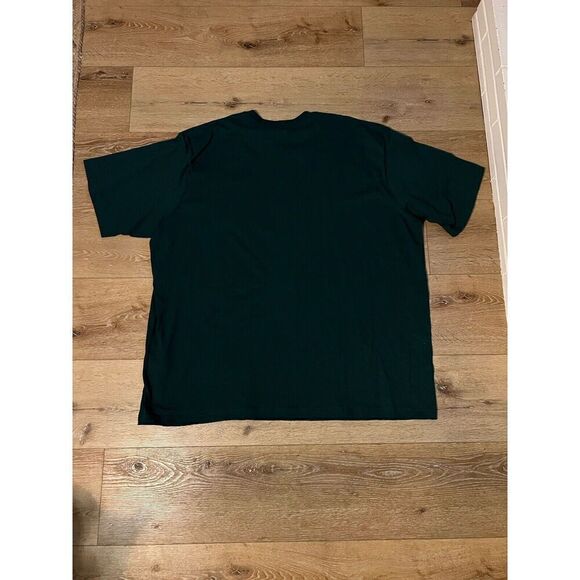 Carhartt Men's Green Henley T-shirt Short Sleeve Pocket Mens 4XL Original Fit - Picture 2 of 3